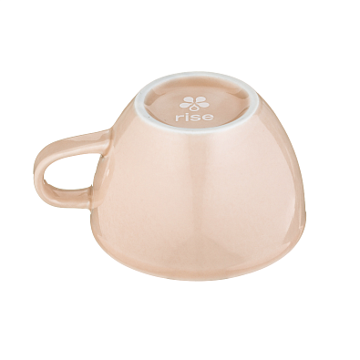 Кофейная пара RISE 210 мл розовая